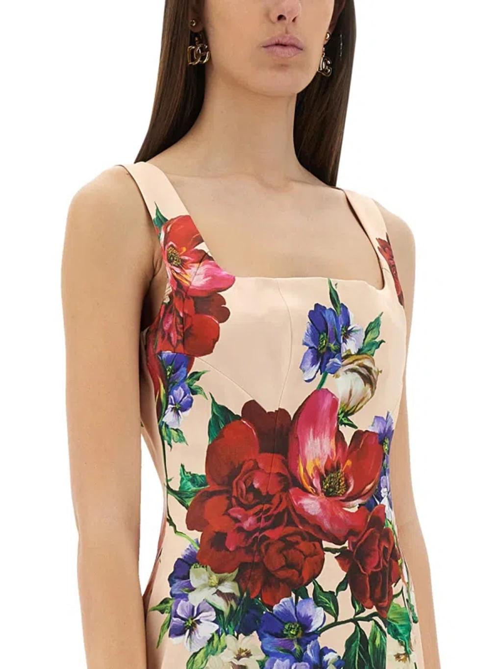 floral-print midi dress Product Image