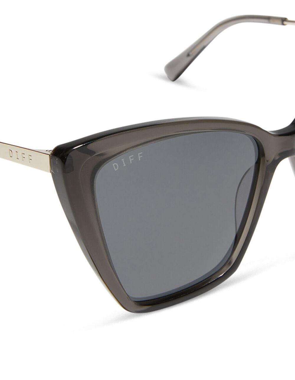 DIFF EYEWEAR Becky II Sunglasses - BLK/SMOKE Product Image