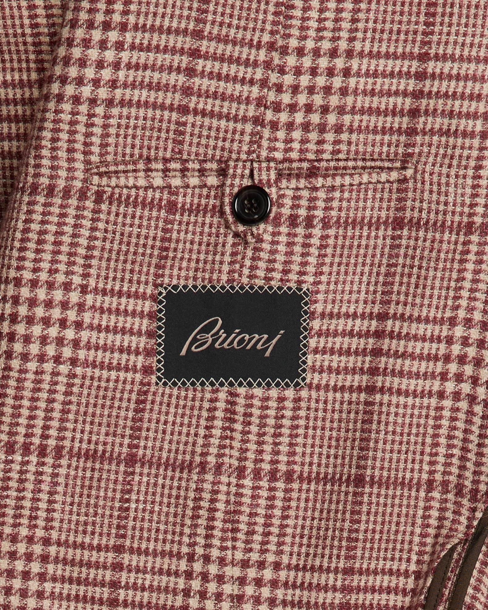 Men's Cashmere Blend Rust Plaid Sport Coat Product Image