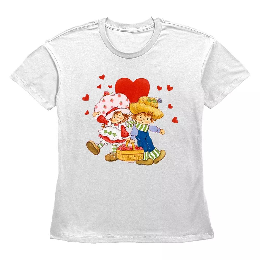 Women's Strawberry Shortcake And Huckleberry Pie Love Graphic Tee,  Product Image