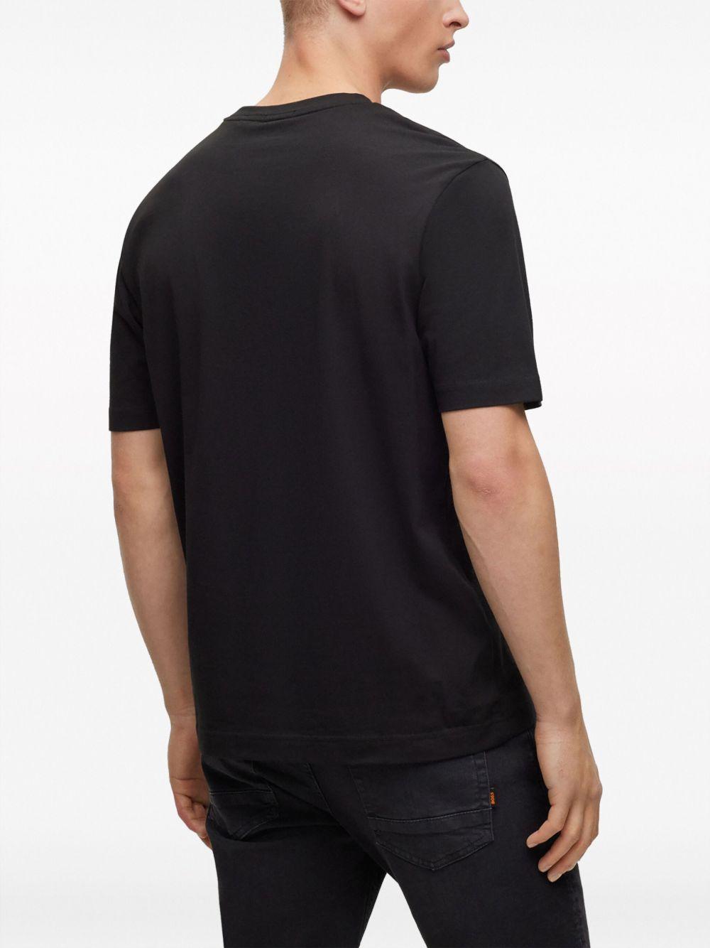 HUGO BOSS Relax Mens Gift-boxed Pyjamas In Cotton With Logo And Monograms In Black Product Image