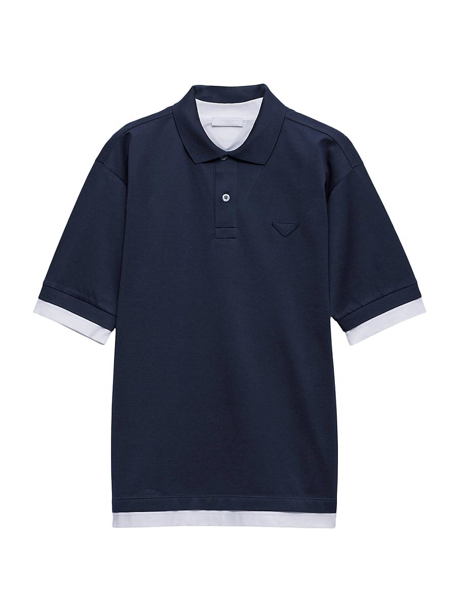 Mens Cotton Polo Shirt Product Image