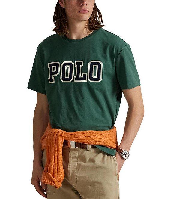 Polo Ralph Lauren Classic Fit Felt Logo Short Sleeve T-Shirt Product Image