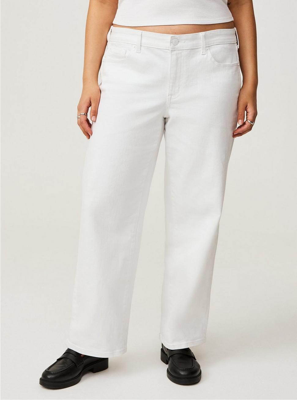 Perfect Wide-Leg Mid-Rise Jean Product Image