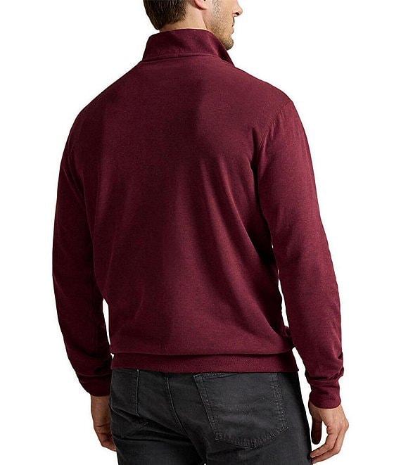 Polo Ralph Lauren Big & Tall Luxury Jersey Quarter-Zip Pullover Product Image