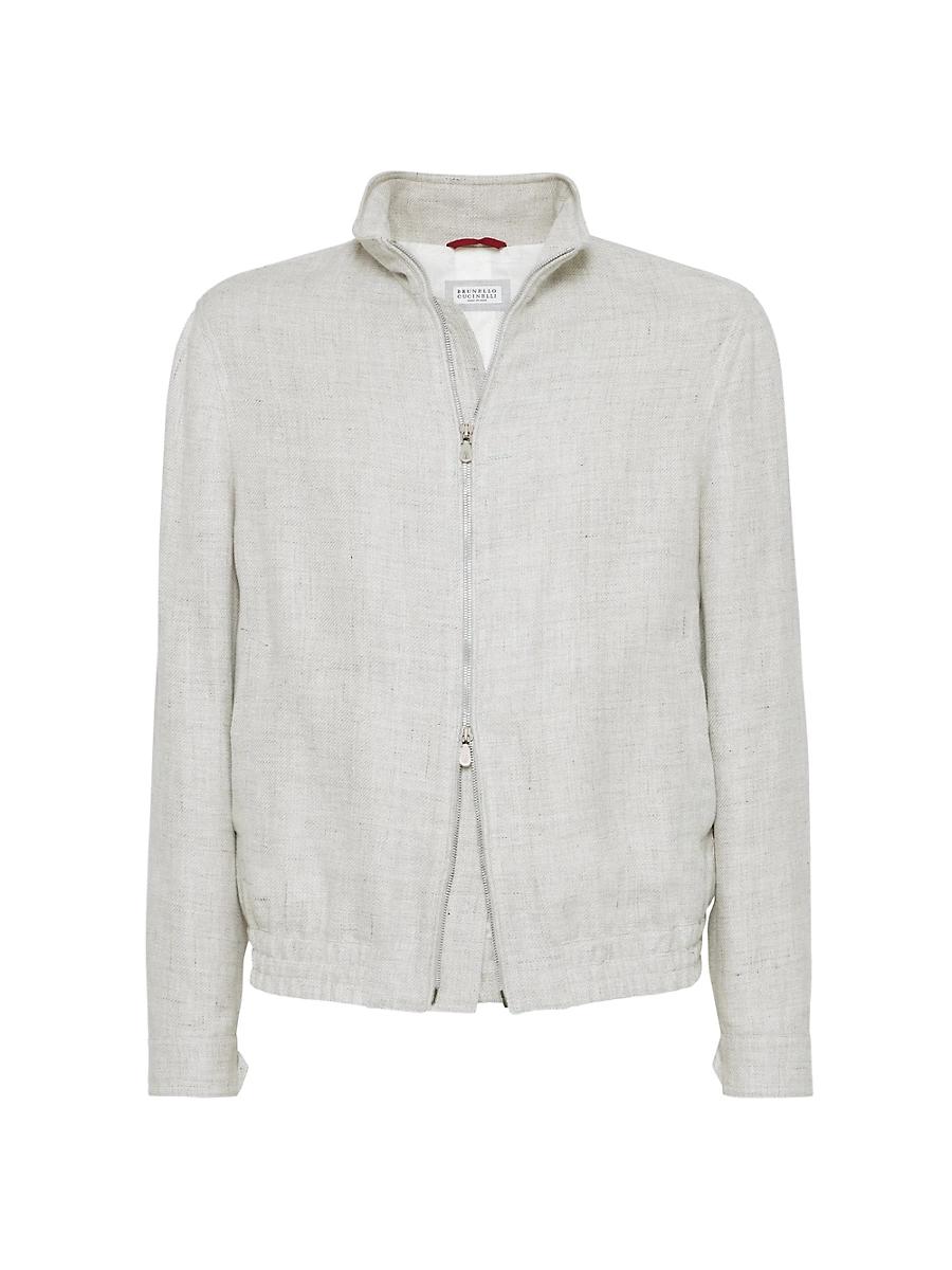 Mens Diagonal Bomber Jacket Product Image