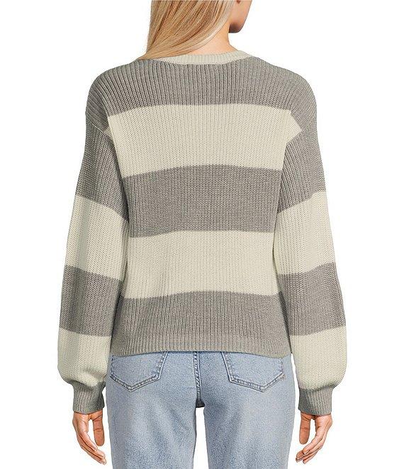 Copper Key Shaker Stripe Sweater Product Image