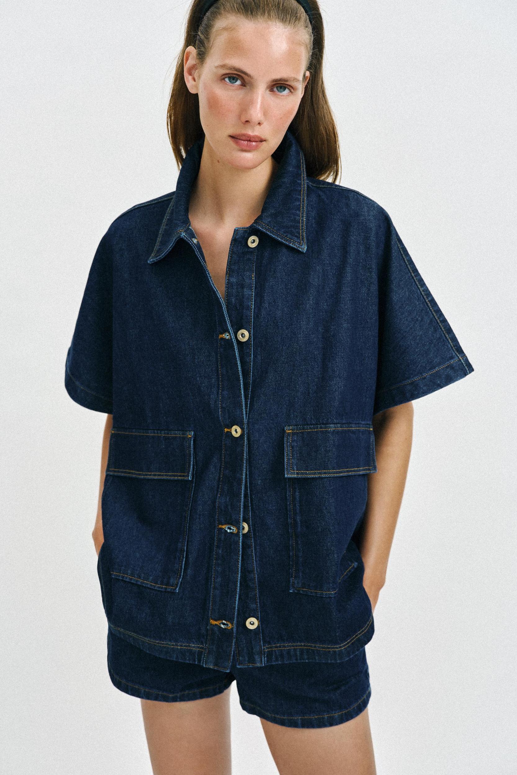 Z1975 OVERSIZED DENIM OVERSHIRT Product Image