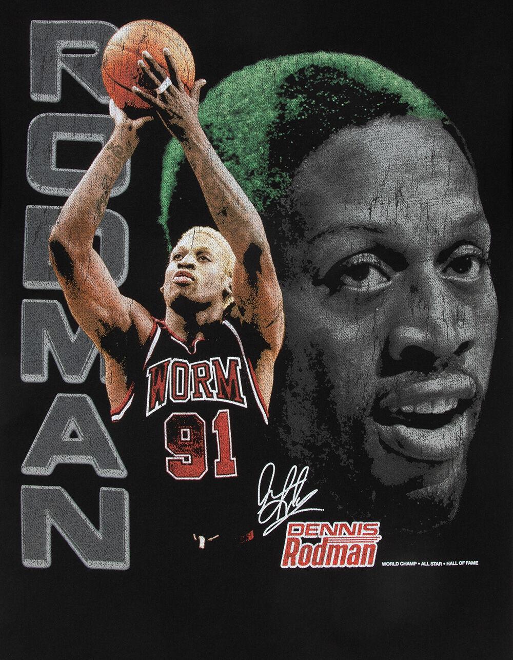 RODMAN Jumpshot Mens Boxy Tee - BLACK Product Image