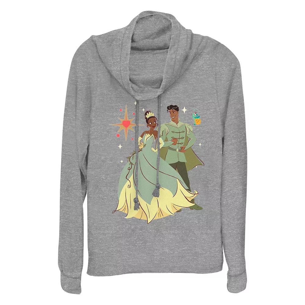 Disney's The Princess And The Frog Royal Night Women's Cowlneck Graphic Lightweight Long Sleeve,  Product Image
