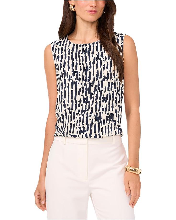 Women's Vince Camuto Crew Neck Tank Blouse Product Image