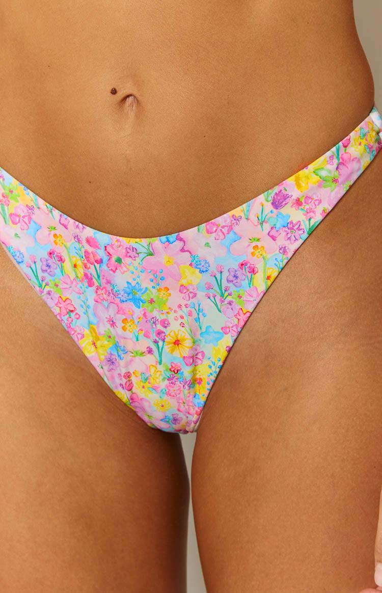 9.0 Swim Bianca Painted Floral Bikini Bottoms Product Image