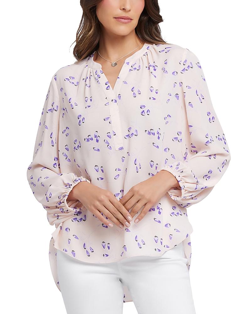 Nydj Puff Sleeve Popover Shirt Product Image
