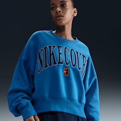 NikeCourt Phoenix Fleece Women's Over-Oversized Crew-Neck Tennis Sweatshirt Product Image