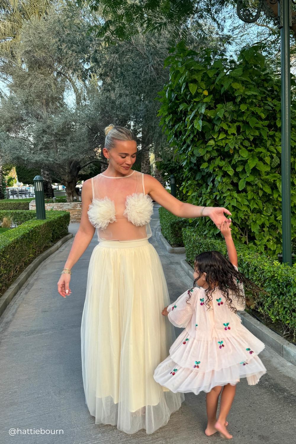 Irina Maxi Skirt Cream Product Image