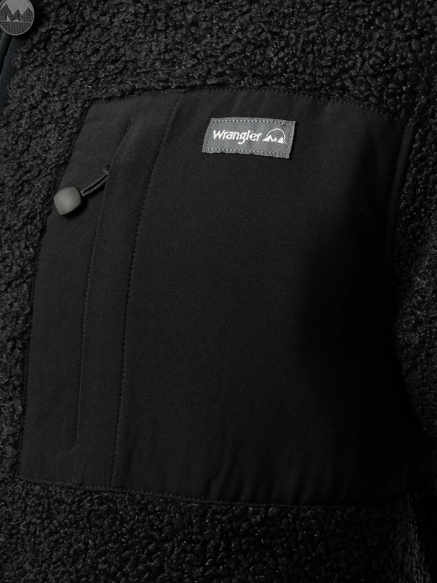 Men's Wrangler ATG™ Sherpa Zip Front Jacket in Bone Product Image