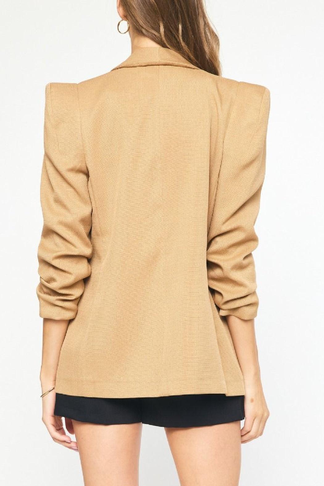 3/4 Sleeve Blazer Product Image