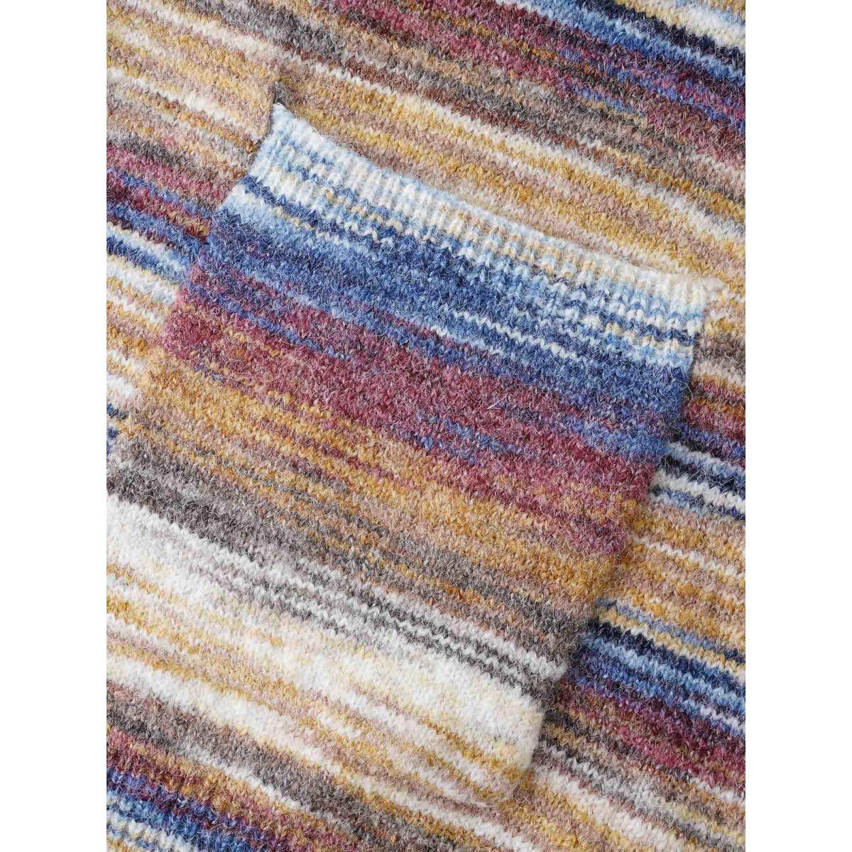 Plus Size Heather Contrast Open Front Pocket Cardigan Multicolor Women Casual Loose Long Sleeve Everyday Cardigans BloomChic 26/4X Product Image