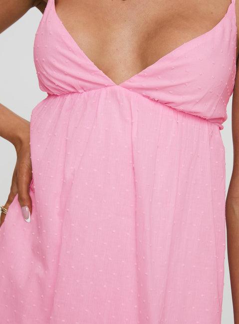 Koko Mini Dress Pink Product Image
