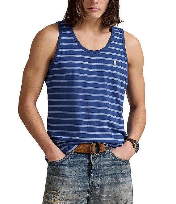 Polo Ralph Lauren Classic Fit Striped Jersey Tank Product Image
