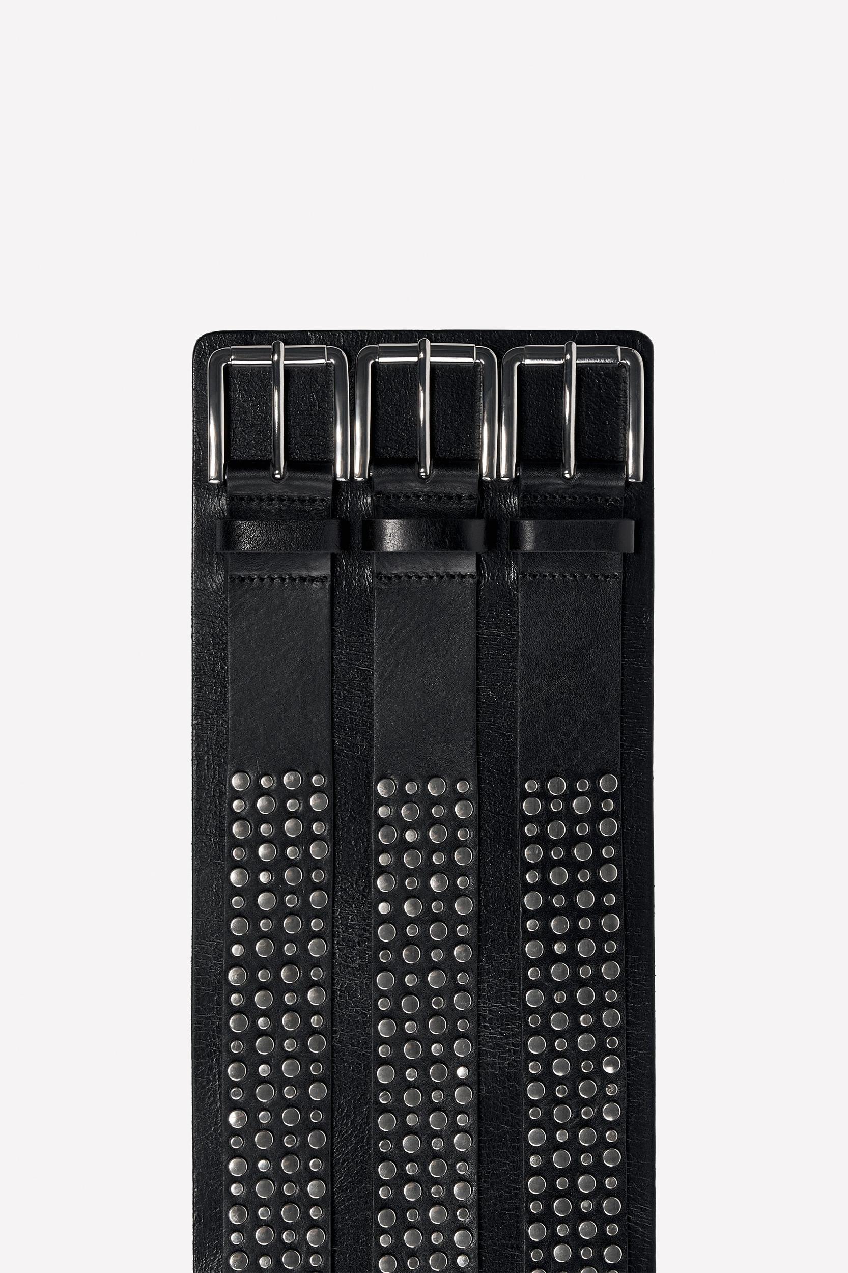 LEATHER STYLISH STUDDED BELT LUDOVIC DE SAINT SERNIN x ZARA Product Image