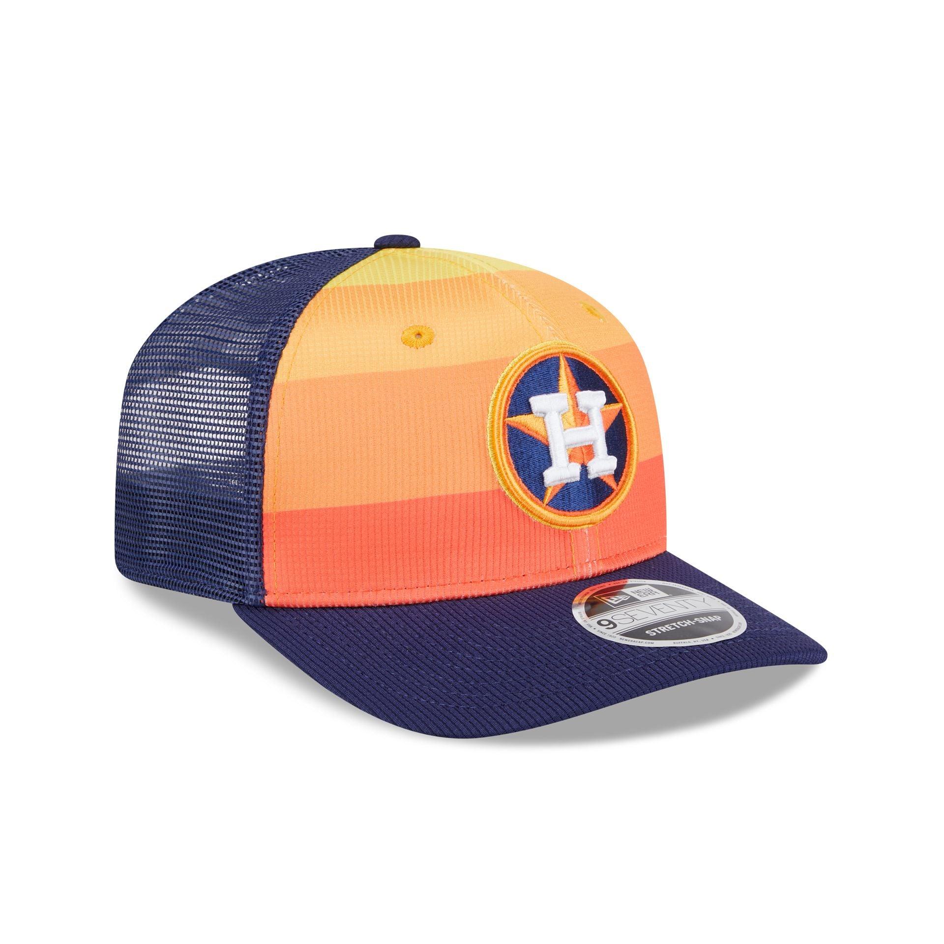 Houston Astros 2025 Batting Practice 9SEVENTY Trucker Hat Male Product Image