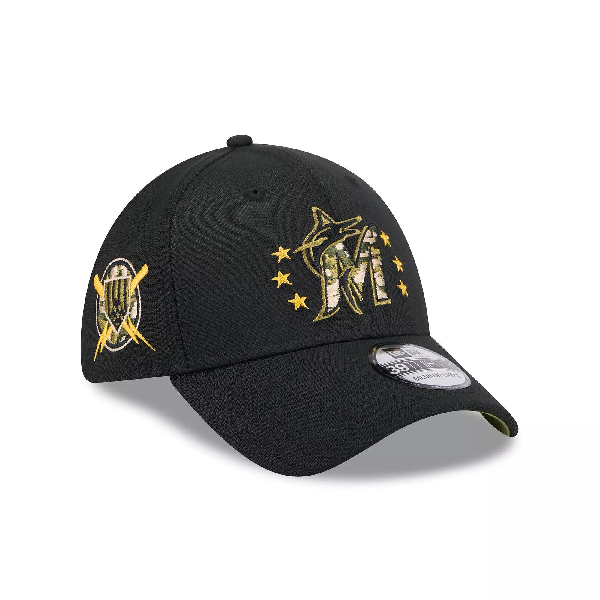 Men's New Era Black Tampa Bay Rays 2024 Armed Forces Day 39THIRTY Flex Hat,  Product Image