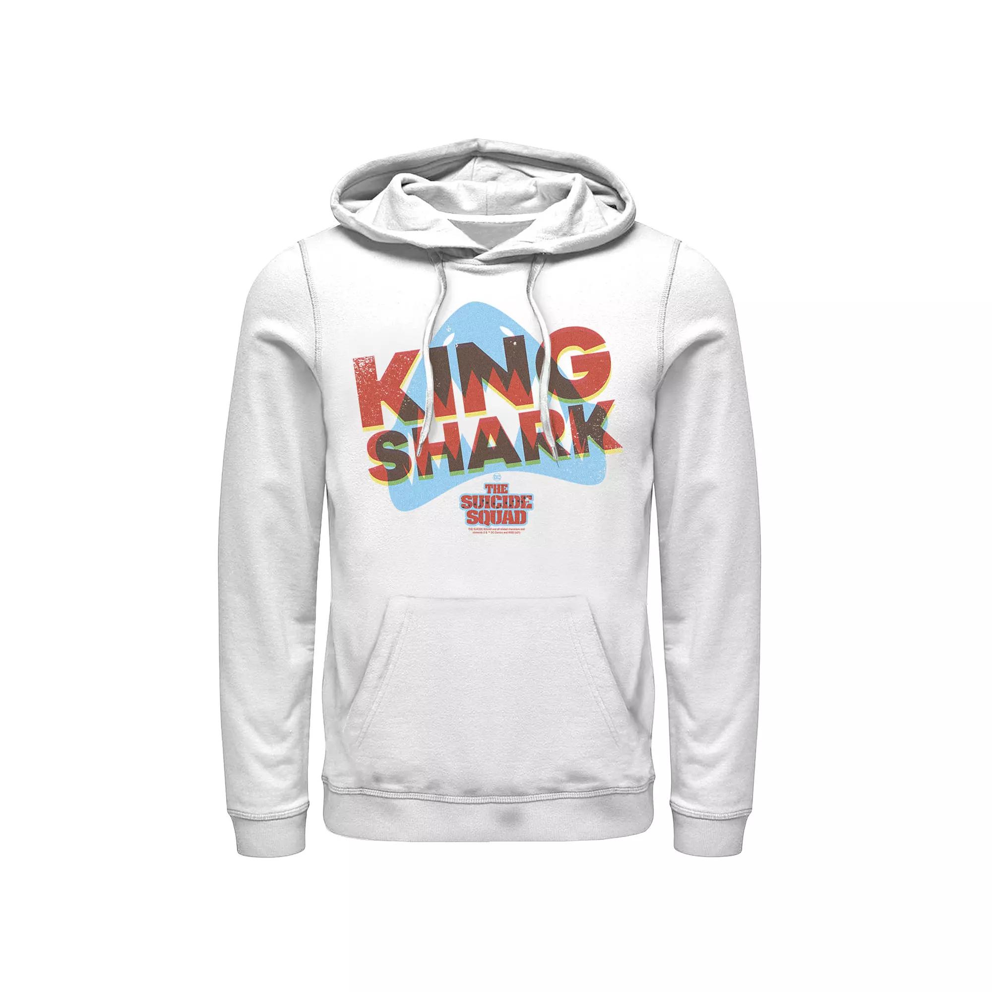 Men's The Suicide Squad King Shark Overlay Logo Hoodie,  Product Image