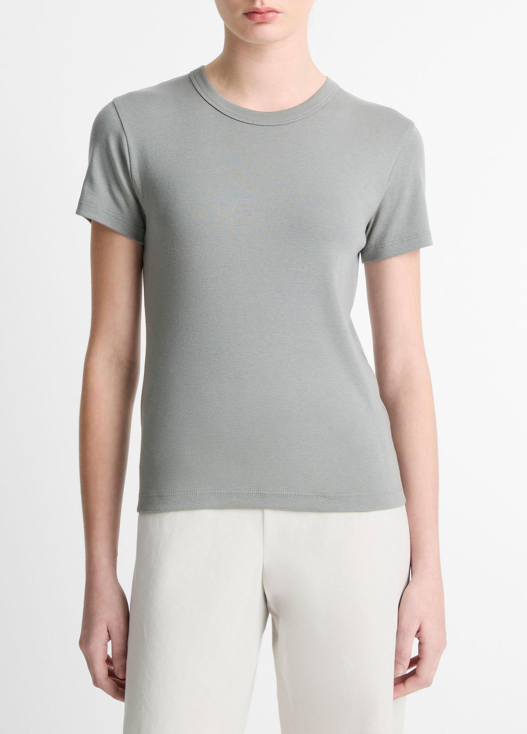 Pima Cotton-Blend '90s Shrunken T-Shirt Product Image