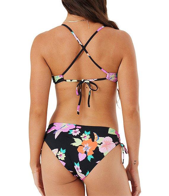 Roxy Wanderlust Floral Side Lace Hipster Swim Bottom Product Image