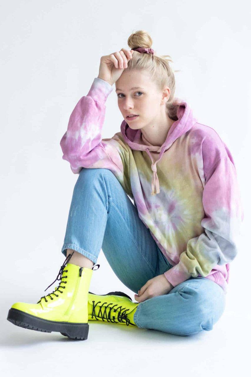 Desert Rose Tie Dye Hoodie Product Image