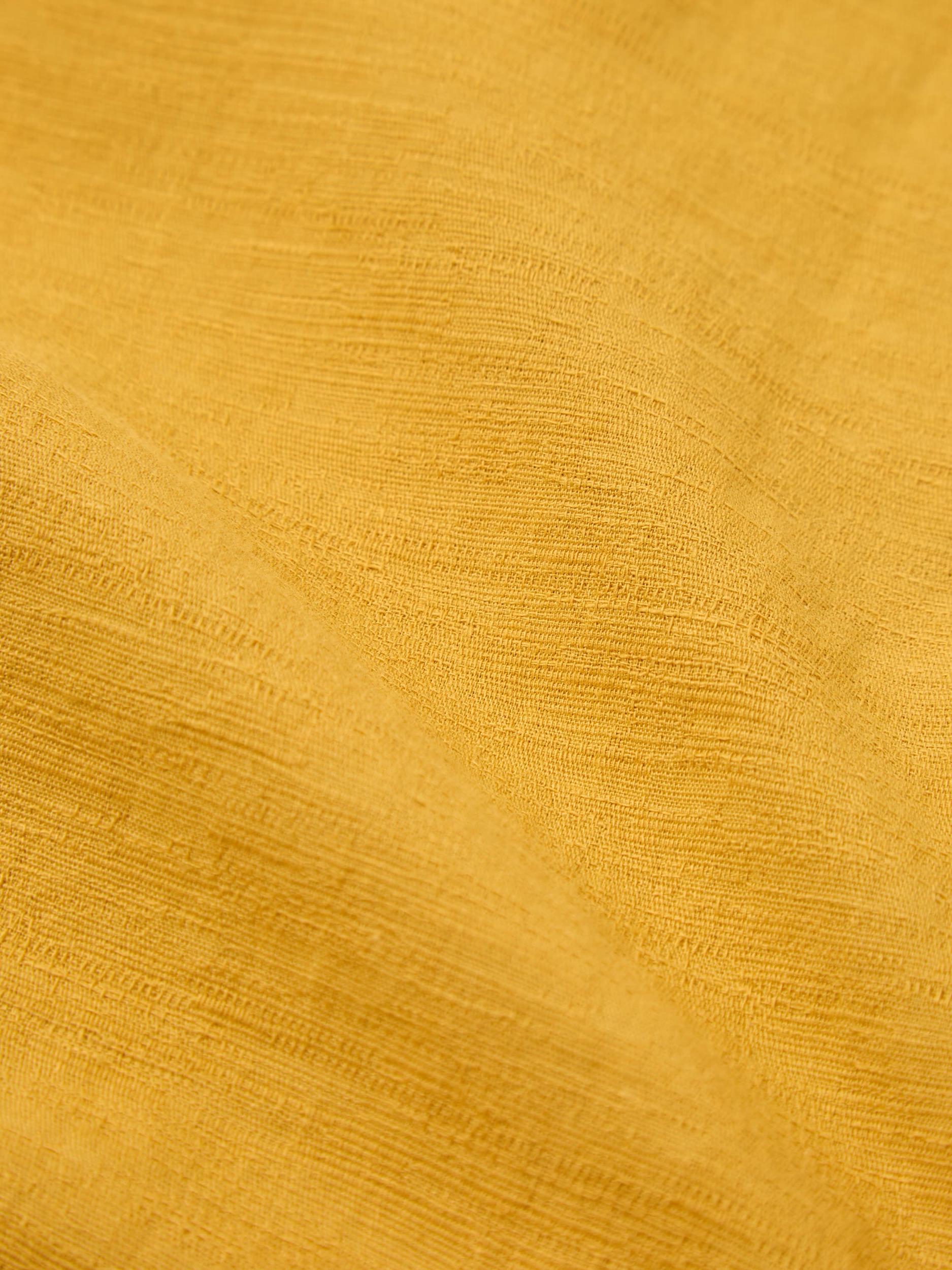 Universal Works Road Shirt in Mustard Kamura Cotton Product Image