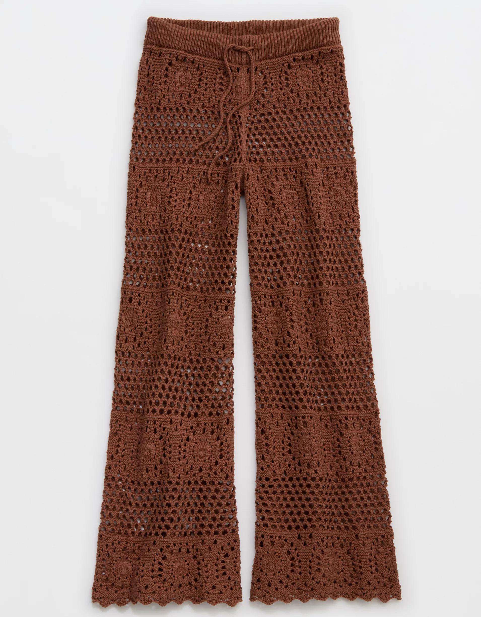 Aerie Crochet Party Pant Product Image