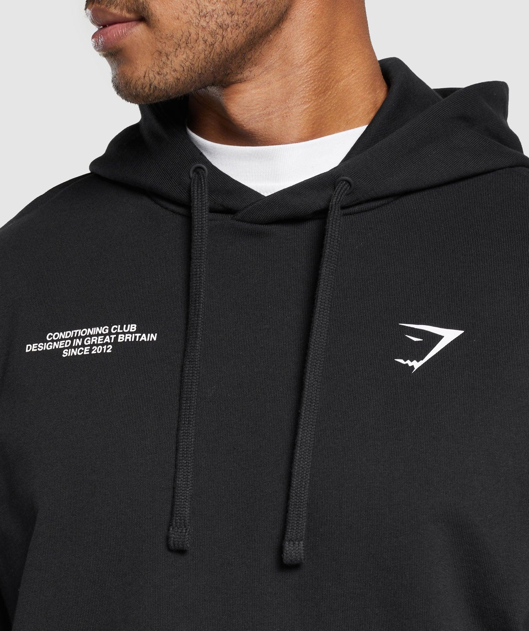 Gymshark Conditioning Club Hoodie - Black Male Product Image