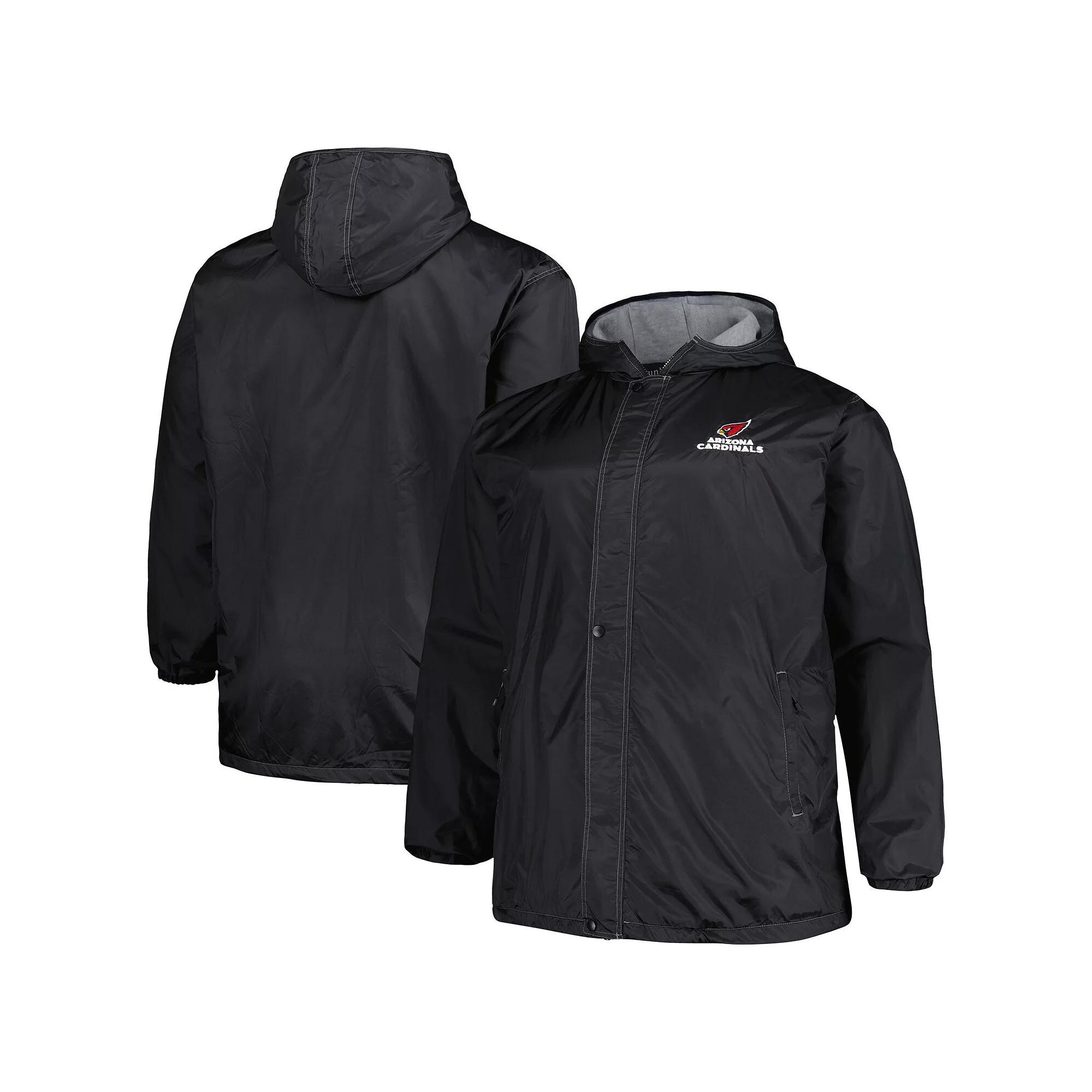 Men's Dunbrooke Black Arizona Cardinals Big & Tall Legacy Stadium Full-Zip Jacket,  Product Image