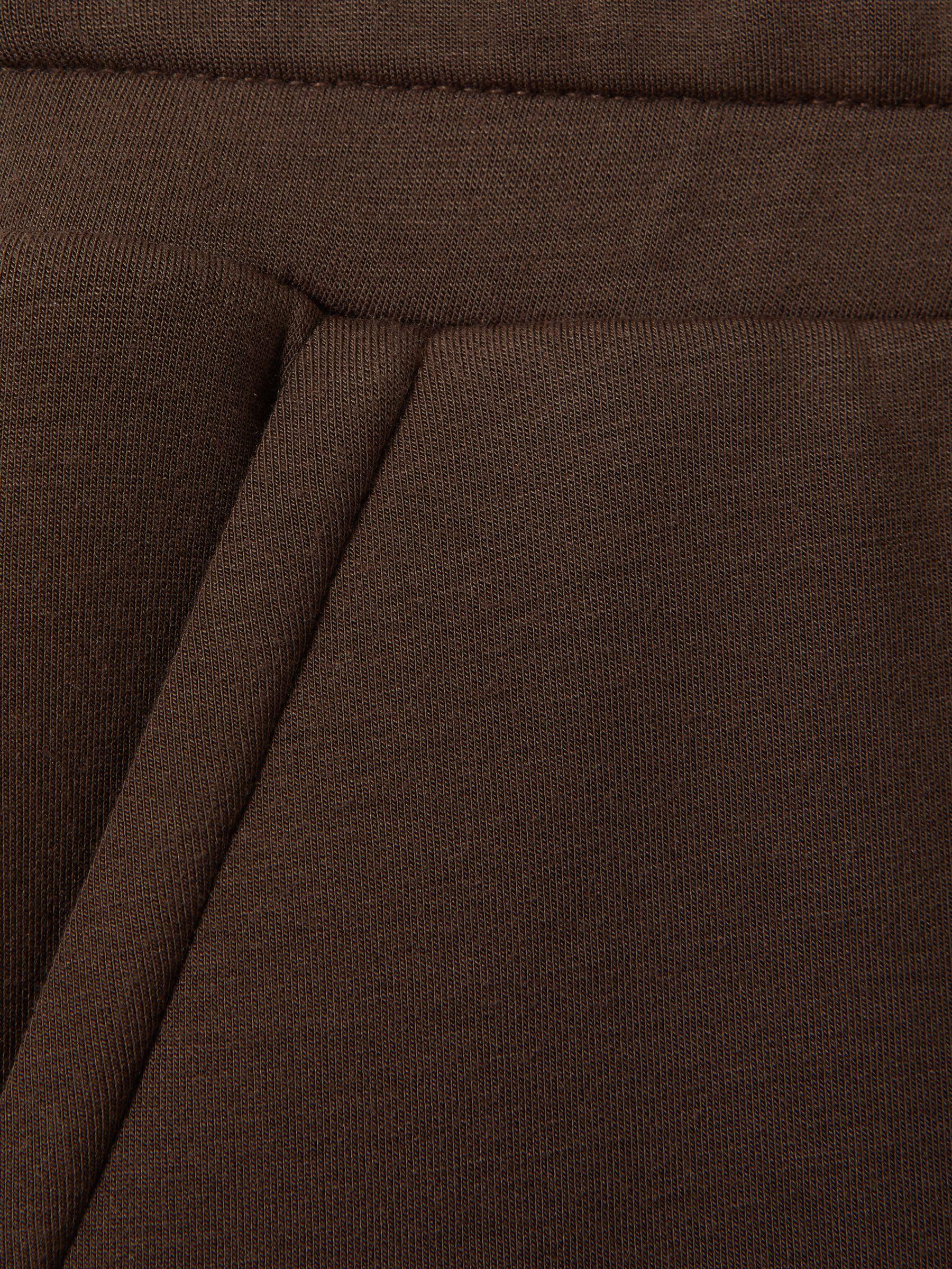 Interlock Wide-Leg Joggers in Chocolate Product Image