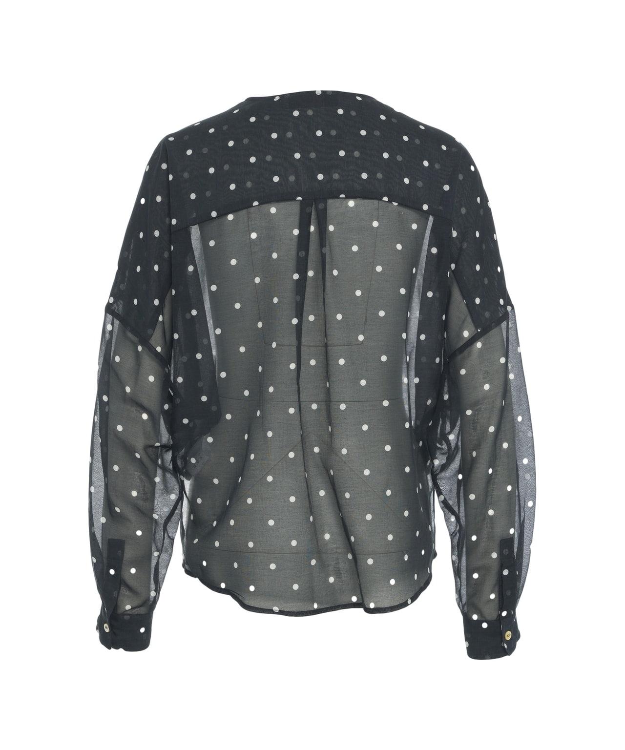 Blouse with polka dots Product Image