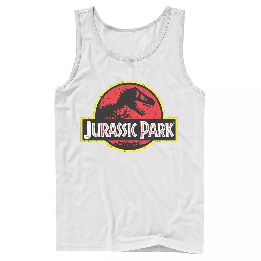 Men's Jurassic Park Classic Original Logo Tank Top,  Product Image