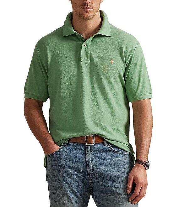 Polo Ralph Lauren Big & Tall Classic Fit Solid Cotton Mesh Polo Shirt Product Image