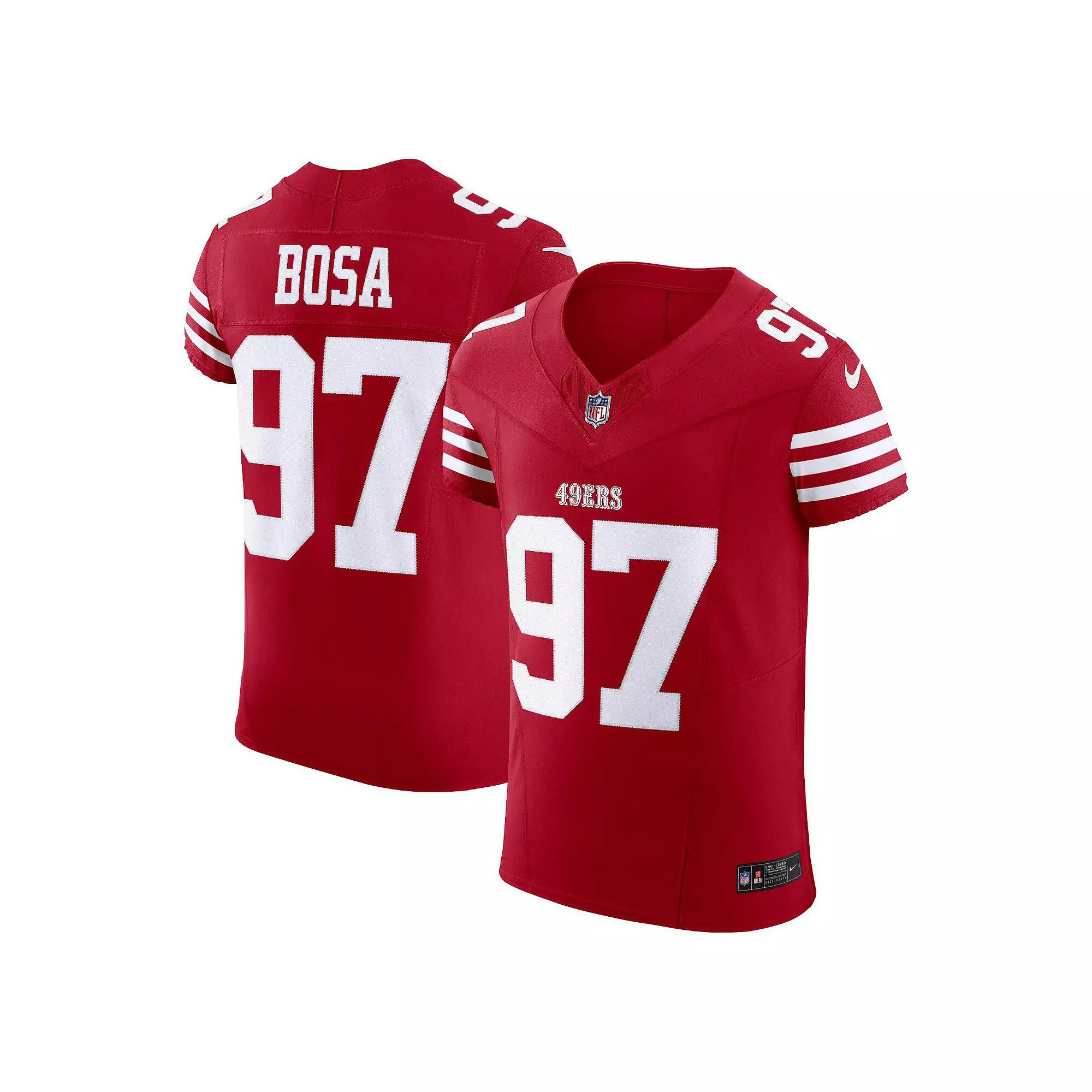 Men's Nike Nick Bosa Scarlet San Francisco 49ers Vapor F.U.S.E. Elite Jersey,  Product Image