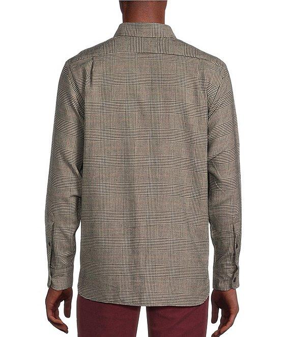Cremieux Blue Label Chamonix Collection Glen Plaid Moleskin Long Sleeve Woven Shirt Product Image