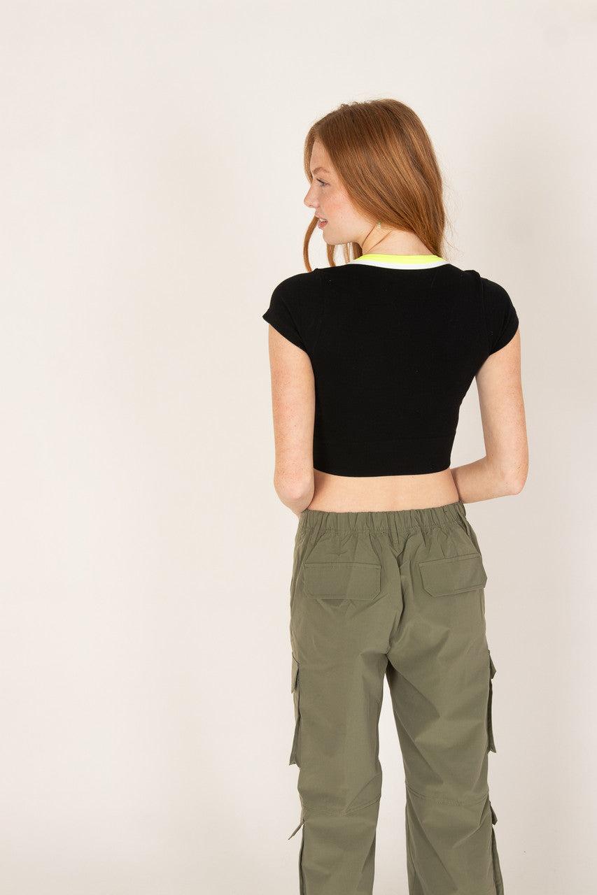 Deep V Seamless Ringer Product Image