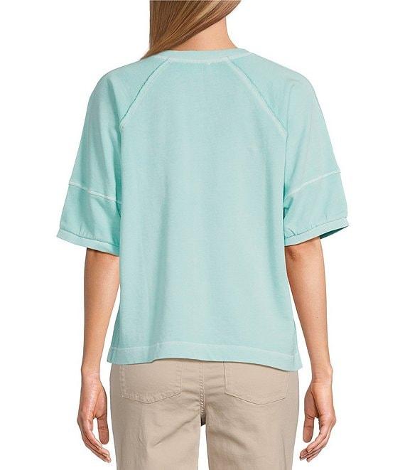 Westbound 3/4 Sleeve Crew Neck Top Product Image