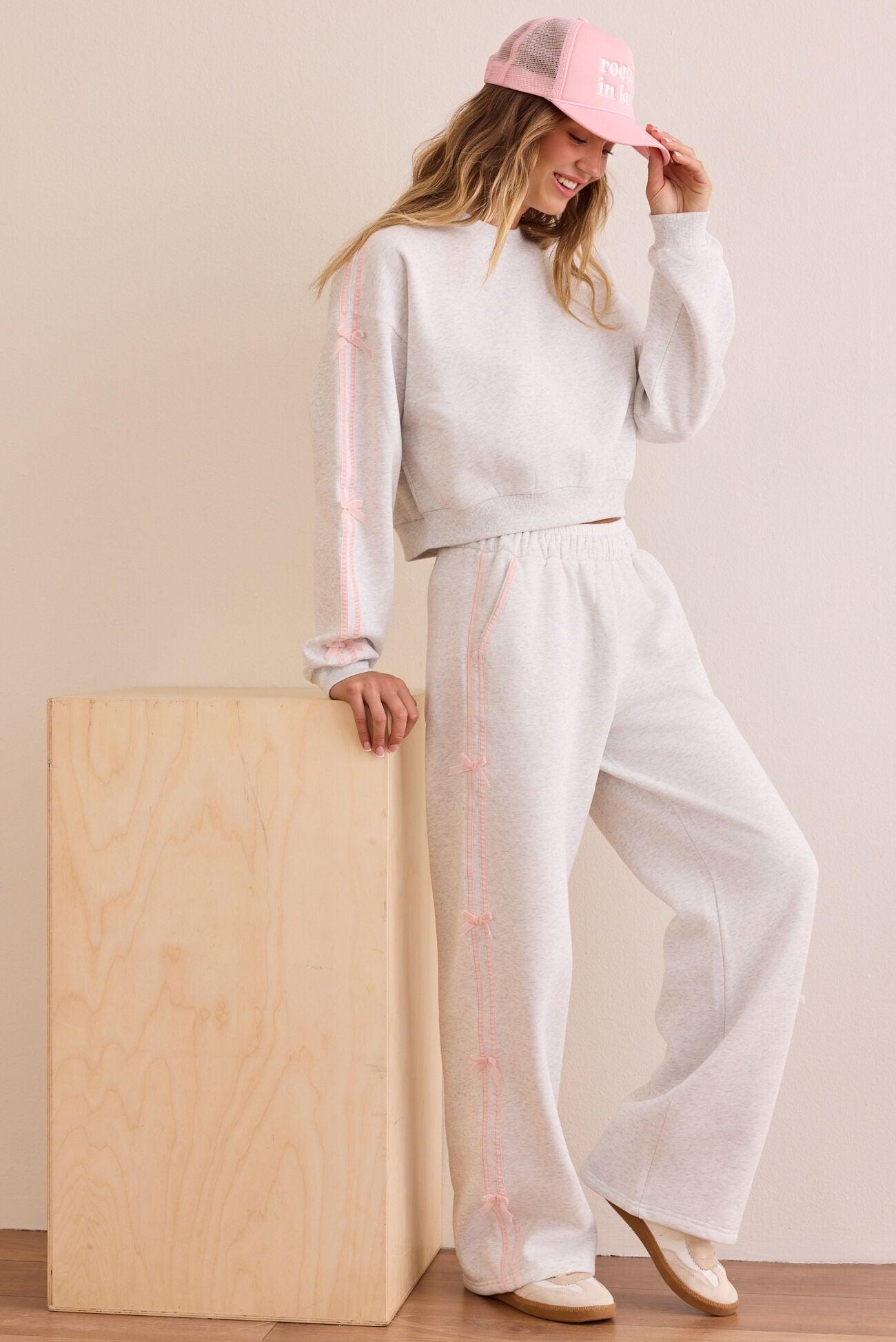 Pit Stop Bow Sleeve Pullover Product Image