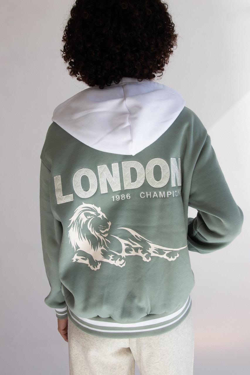 Hooded Varsity Sweatshirt Product Image