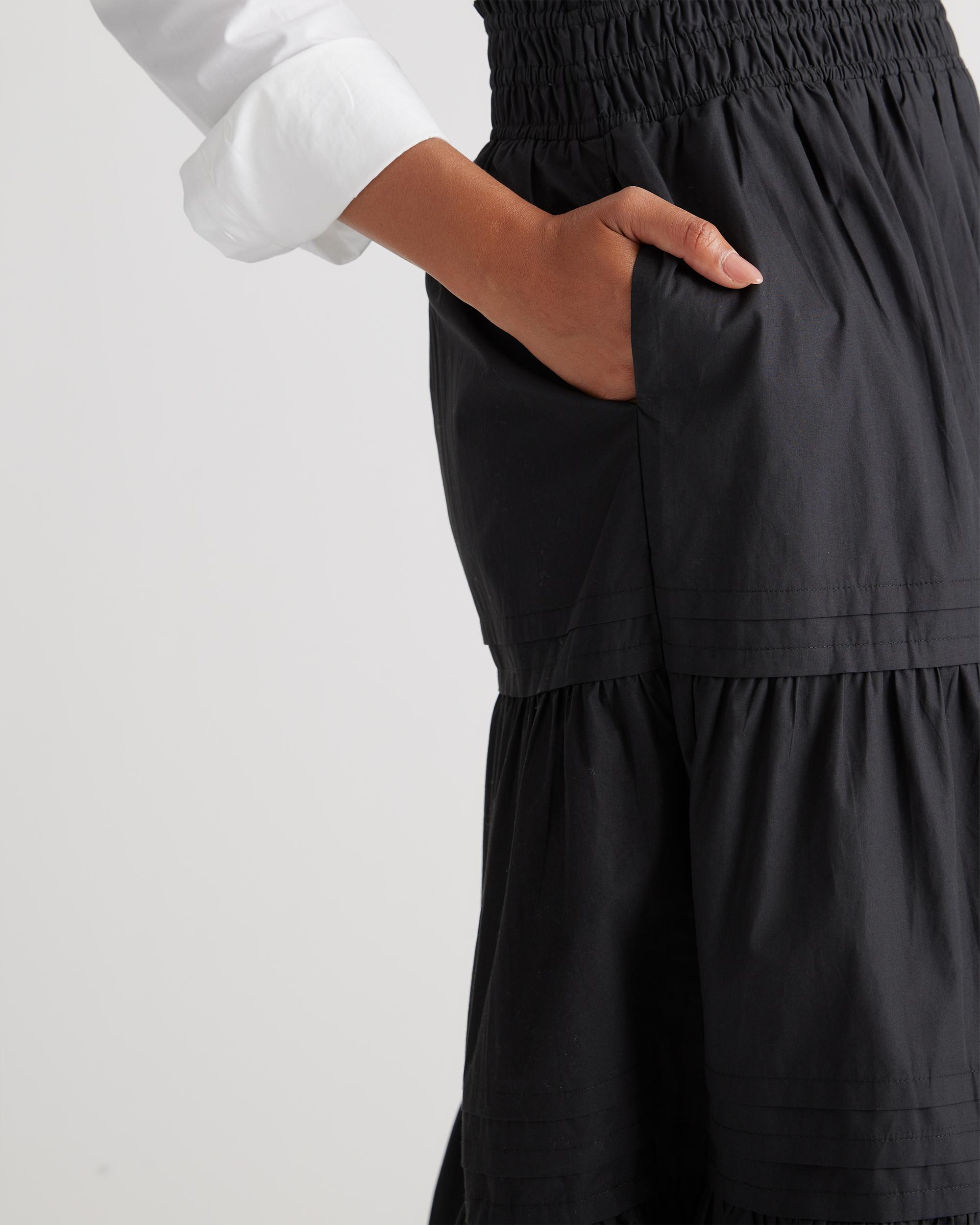 Quince | Women's Poplin Tiered Maxi Skirt Organic Cotton Product Image