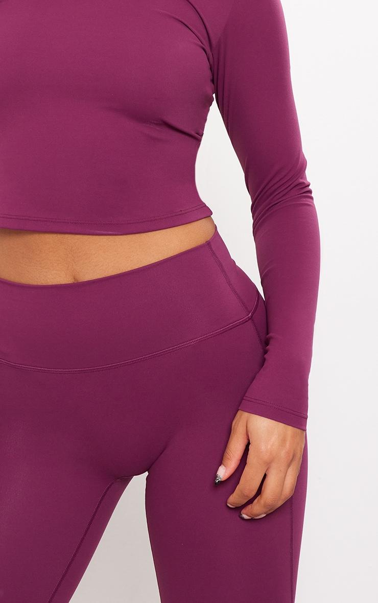 Plum Sculpt Flare Yoga Pants Product Image
