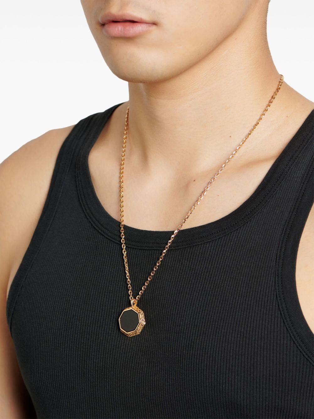 onyx-pendant necklace Product Image