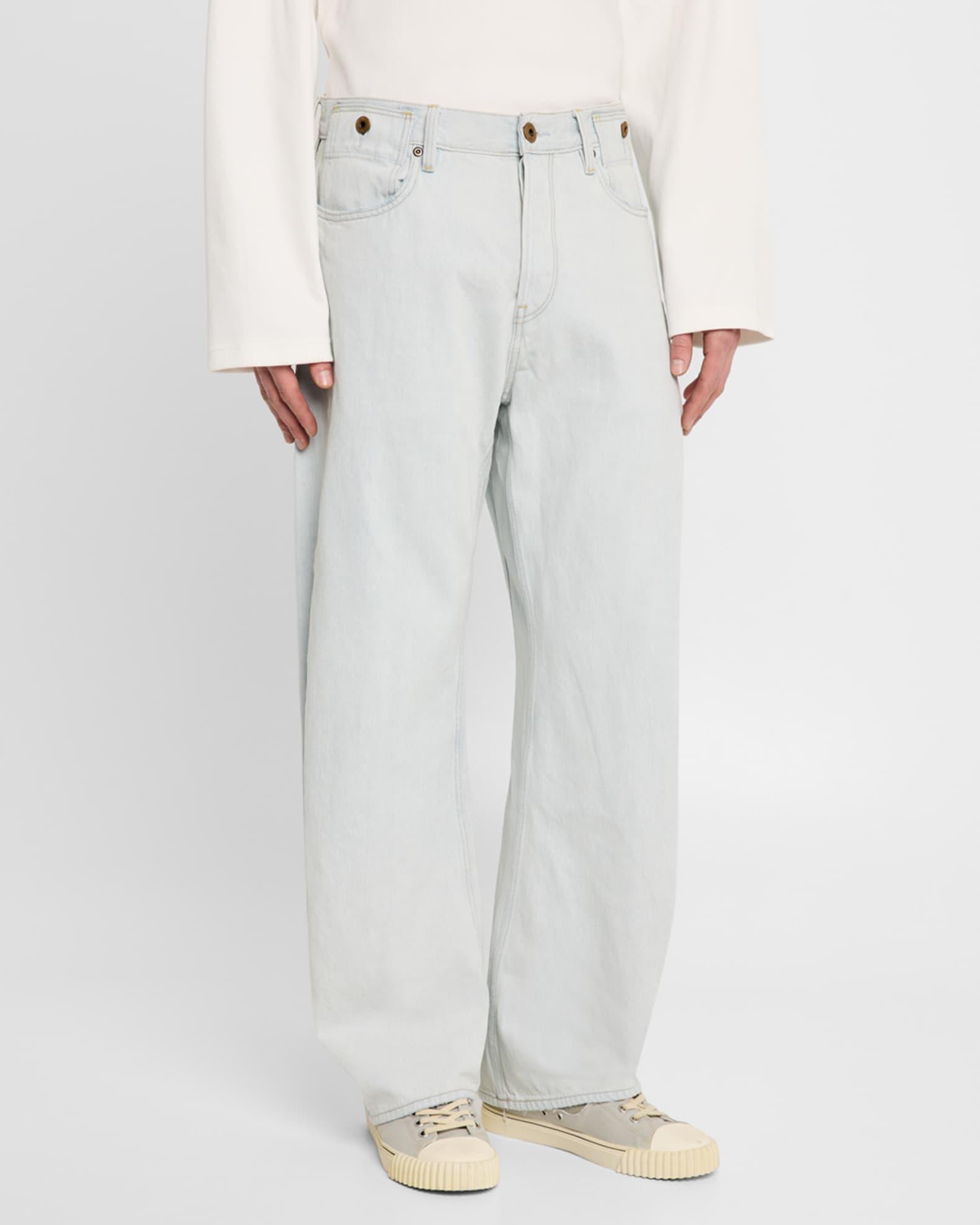 Men's Bend 3D Loose Jeans Product Image