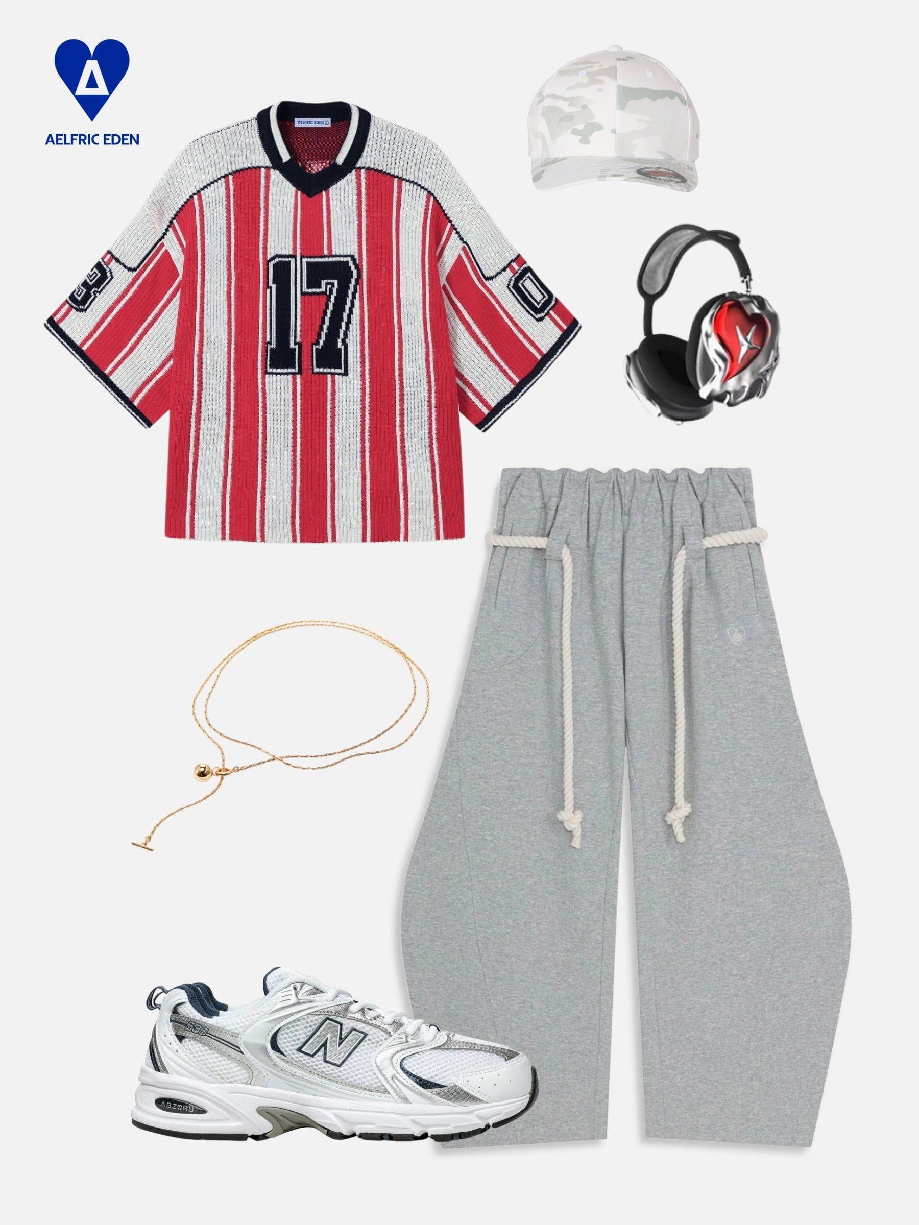 Aelfric Eden 17 Stripe Football  Knit Product Image